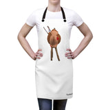 Naughty Mooning Buck Naked Reindeer Backside Apron