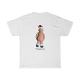 Naughty Mr Santa Claus holding his Package  Unisex Heavy Cotton Tee