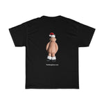 Naughty Mr Santa Claus holding his Package  Unisex Heavy Cotton Tee