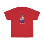 Naughty Mooning Snowman   Unisex Heavy Cotton Tee