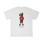 Naughty Kiss My Mistletoe Moose Unisex Heavy Cotton Tee
