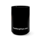 Naughty Mr Santa with hat - Mug 15oz