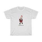 Naughty Mooning Santa  Unisex Heavy Cotton Tee