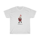 Naughty Mooning Santa  Unisex Heavy Cotton Tee