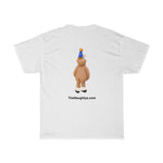 Naughty Mr Birthday Santa Unisex Heavy Cotton Tee