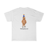 Naughty Mr Birthday Santa Unisex Heavy Cotton Tee