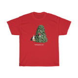Naughty I Saw Mommy Kissing Santa  Unisex Heavy Cotton Tee