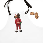 Naughty Kiss My Mistletoe Moose Backside Apron
