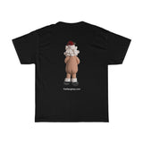 Naughty Mrs. Clause Holding Her Boobs  Unisex Heavy Cotton Tee