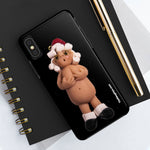 Naughty Mrs Santa Claus Holding Her Boobs Case Mate Tough Phone Cases