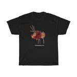 Naughty Buck Naked Reindeer  Unisex Heavy Cotton Tee