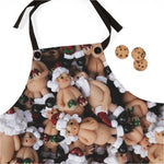 Naughty Mrs Santa Claus Collage Apron