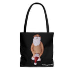 THE NAUGHTYS™ - Santa Black Tote Bag