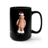 Naughty Finger Salute Santa Mug 15 oz