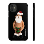 Naughty Mrs Santa Claus Holding His Package  Case Mate Tough Phone Cases