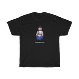 Naughty Mooning Snowman   Unisex Heavy Cotton Tee