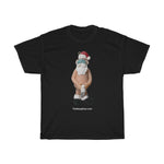 Naughty Corona Virus Santa Claus  Unisex Heavy Cotton Tee