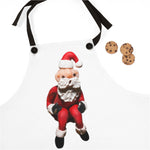 Naughty Mooning Santa Claus Frontside Apron