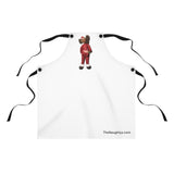 Naughty Kiss My Mistletoe Moose Backside Apron