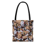Naughty Mrs Santa Claus Collage Tote Bag