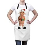 Naughty Mrs Santa Claus with Ornaments Apron