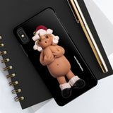 Naughty Mrs Santa Claus Holding Her Boobs Case Mate Tough Phone Cases