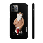 Naughty Finger Salute Santa  Case Mate Tough Phone Cases
