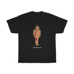 Naughty Mr Elderly Angel with Hat  Unisex Heavy Cotton Tee