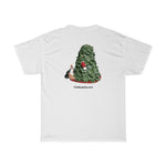 Naughty I Saw Mommy Kissing Santa  Unisex Heavy Cotton Tee