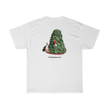 Naughty I Saw Mommy Kissing Santa  Unisex Heavy Cotton Tee