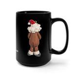 Naughty Mrs African American Santa Claus with Balls Mug 15oz