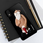 Naughty Finger Salute Santa  Case Mate Tough Phone Cases